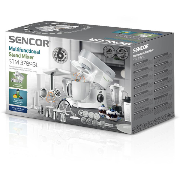 Κουζινομηχανή 5 σε 1 5 lt Sencor STM 3789SL Λευκό 1200W 