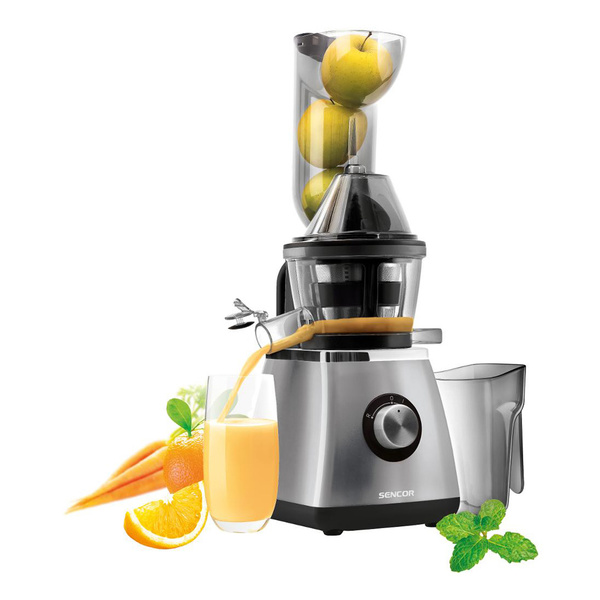 Αποχυμωτής αργής σύνθλιψης Sencor SSJ 4070SL Inox / Μαύρο 400W 