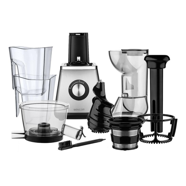 Αποχυμωτής αργής σύνθλιψης Sencor SSJ 4070SL Inox / Μαύρο 400W 