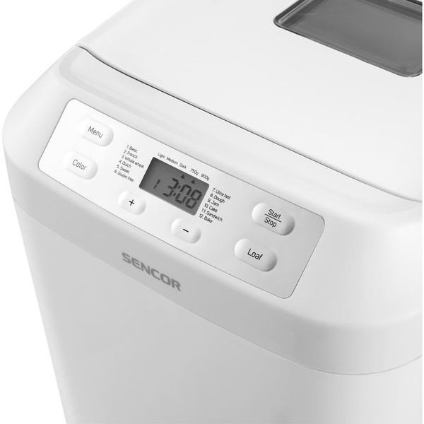 Bread maker Sencor SBR 1040WH White 550W 