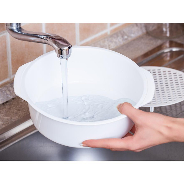 Ατμομάγειρας για φούρνο μικροκυμάτων πλαστικό Lamart Λευκό 22 εκ. LT7015 