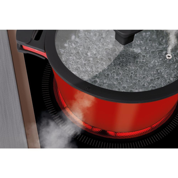 Casserole with lid 6 lt die cast aluminum Lamart Red 28 cm LT1172 