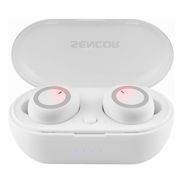 True Wireless ακουστικά με βάση φόρτισης Sencor SEP 510BT WH Λευκό 