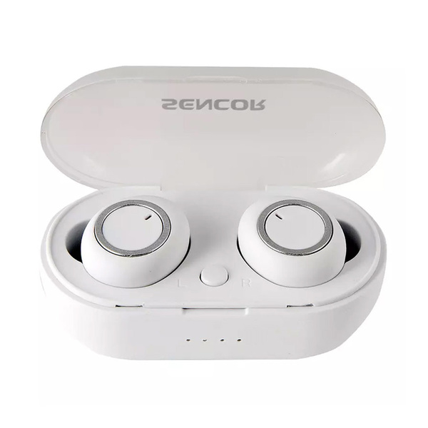 True Wireless ακουστικά με βάση φόρτισης Sencor SEP 510BT WH Λευκό 