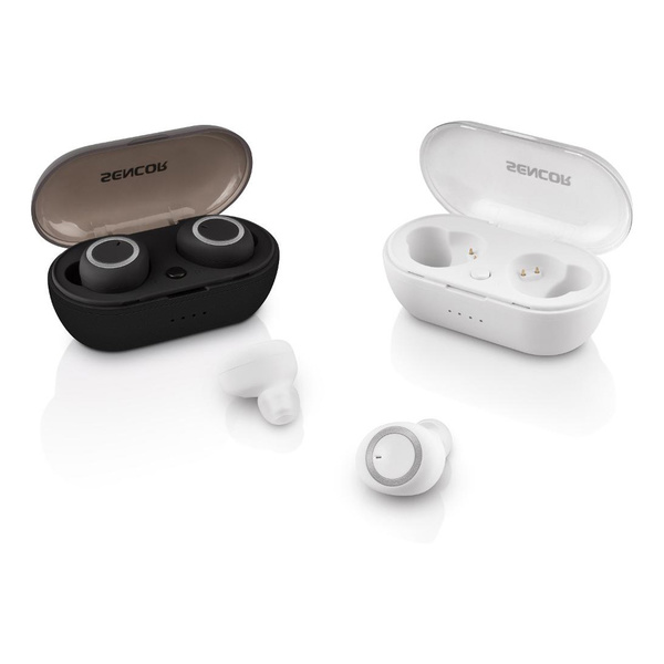 True Wireless ακουστικά με βάση φόρτισης Sencor SEP 510BT WH Λευκό 