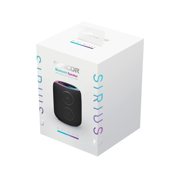 Ηχείο bluetooth αδιάβροχο Sencor SIRIUS 2 MINI Μαύρο 