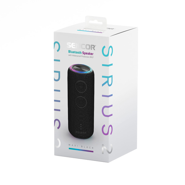 Bluetooth speaker waterproof Sencor SIRIUS 2 MAXI Black 