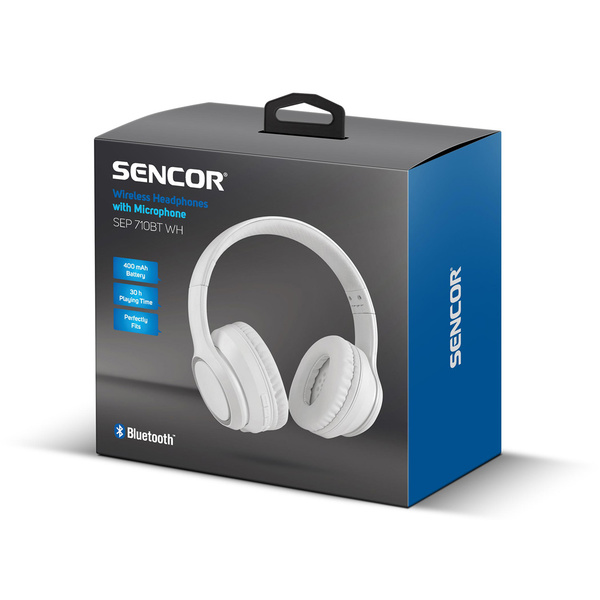 Ακουστικά bluetooth Sencor SEP 710BT WH Λευκό 