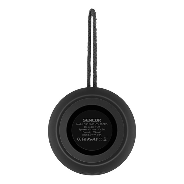 Bluetooth speaker Sencor SSS 1000 NYX MICRO Black 