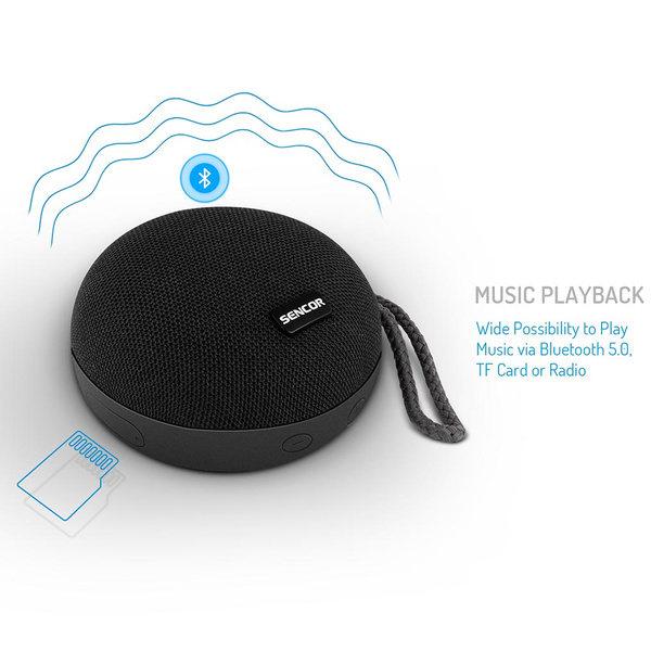 Bluetooth speaker Sencor SSS 1000 NYX MICRO Black 