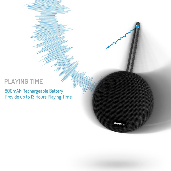 Bluetooth speaker Sencor SSS 1000 NYX MICRO Black 