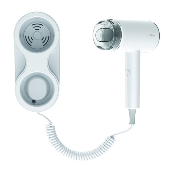 Σεσουάρ PRHD-50057 Primo Ξενοδοχειακού τύπου 1600W DC Λευκό 