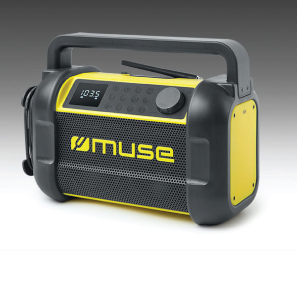 Ραδιόφωνο Jobsite M-928BTY MUSE μπαταρίας-Ρεύματος με Bluetooth 
