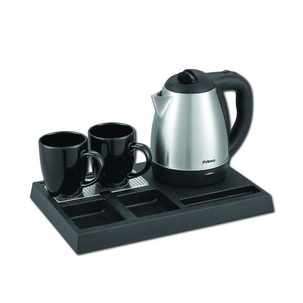 Hotel welcome set PRWT-50049 Primo 1.2L 1350W with stainless steel boiler 
