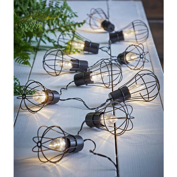 Ηλιακή φωτεινή αλυσίδα με 10 LED θερμό λευκό 2 μ. 