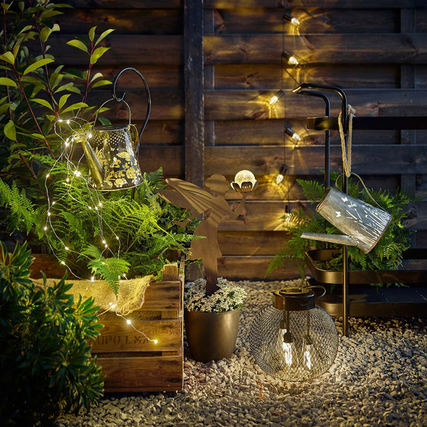 Ηλιακή φωτεινή αλυσίδα με 10 LED θερμό λευκό 2 μ. 