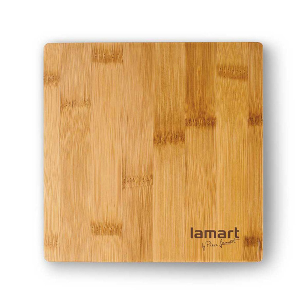 Σετ 12 βάζα μπαχαρικών Lamart 85 ml με βάση γυαλί & μπαμπού LT7010 
