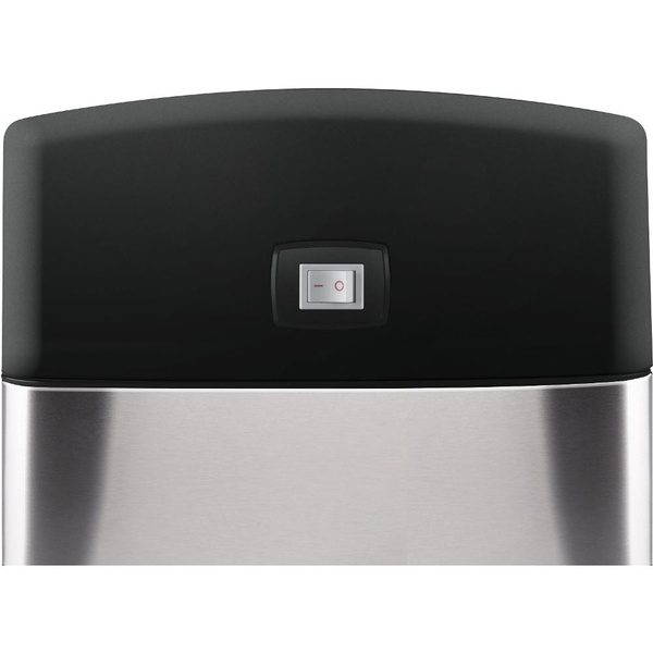 Κάδος απορριμμάτων 45 lt με αισθητήρα Lamart ατσάλι μαύρο-ασημί LT8049 