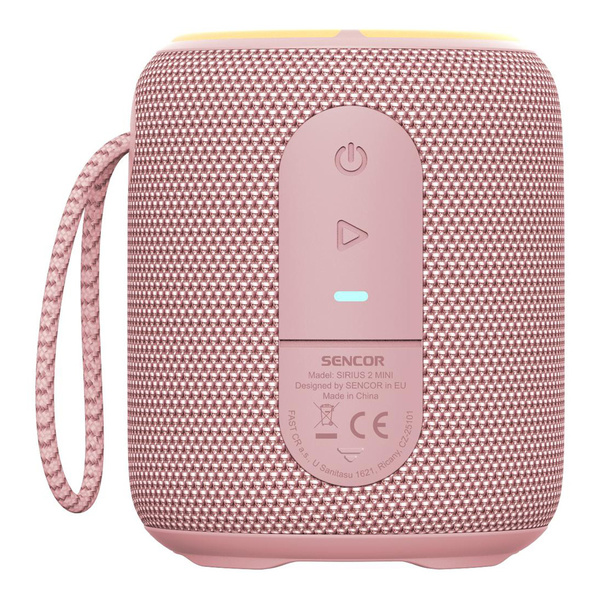 Ηχείο bluetooth αδιάβροχο Sencor SIRIUS 2 MINI Ροζέ 