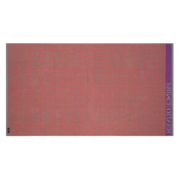 Beach towel Prince Oliver Light Grey 100% Cotton 180x90 cm 