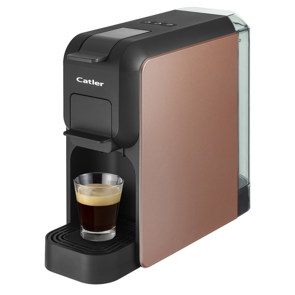 Μηχανή espresso Catler ES701 Porto BH 15 Bar Μαύρη/Καφέ 1150W 