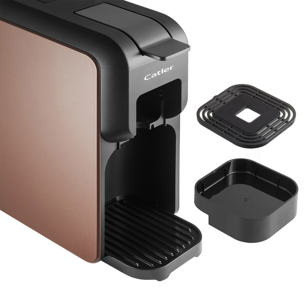 Μηχανή espresso Catler ES701 Porto BH 15 Bar Μαύρη/Καφέ 1150W 