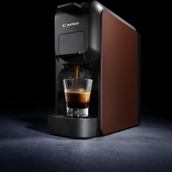 Μηχανή espresso Catler ES701 Porto BH 15 Bar Μαύρη/Καφέ 1150W 