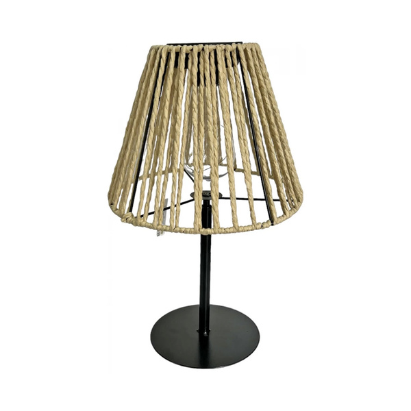 Ηλιακό επιτραπέζιο φωτιστικό φυσικό σχοινί τριγωνικό 20x40 εκ. TNS 35-950-0987 