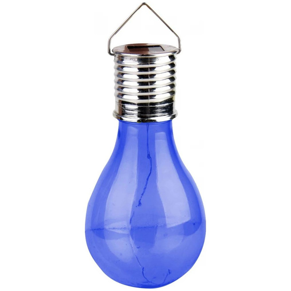 Ηλιακή λάμπα με 4 LED Μπλε 7,5x16εκ. TNS 35-950-0707 