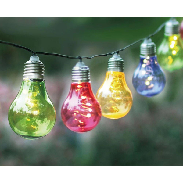 Ηλιακή λάμπα με 4 LED Μπλε 7,5x16εκ. TNS 35-950-0707 