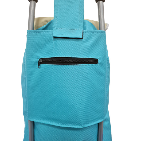 Καρότσι για ψώνια Carrot Γαλάζιο 50x20x95 εκ. 33lt TNS 09-950-0580 