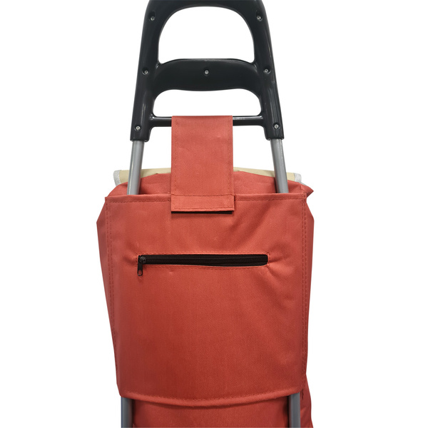 Καρότσι για ψώνια Carrot Κεραμιδί 50x20x95 εκ. 33lt TNS 09-950-0580 