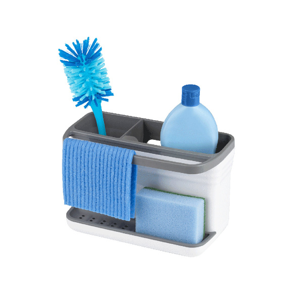 Οργανωτής νεροχύτη λευκό - μαύρο 22x13x11 εκ. 