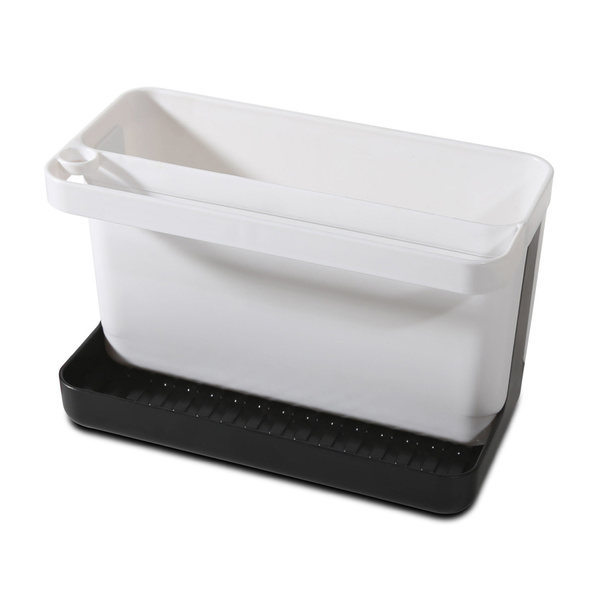 Οργανωτής νεροχύτη λευκό - μαύρο 22x13x11 εκ. 