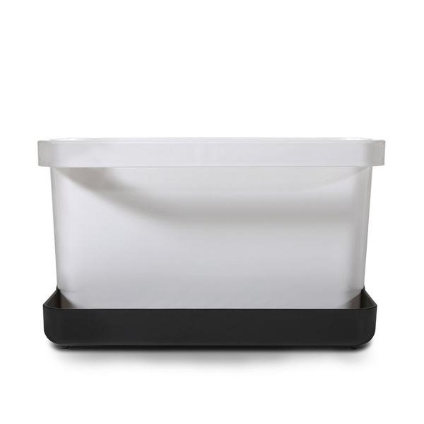 Οργανωτής νεροχύτη λευκό - μαύρο 22x13x11 εκ. 