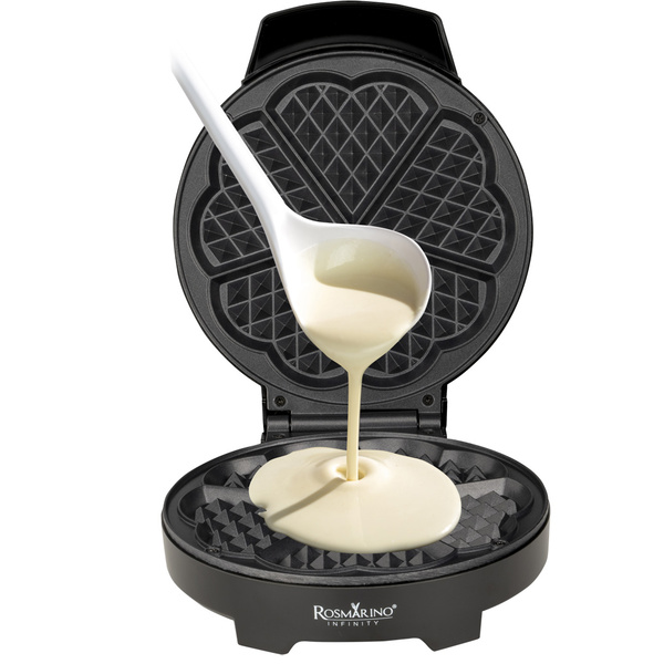 Heart waffle maker Infinity 1000W 20x24,5x8 cm 