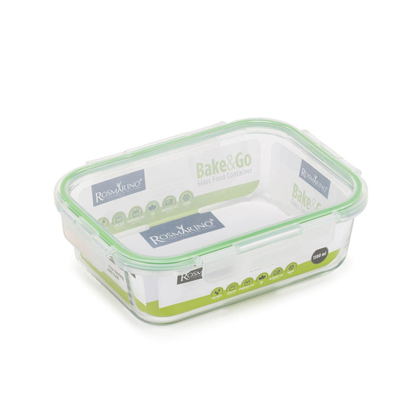 Bake & Go glass baking tray & food container rectangular 24x18x8 cm 
