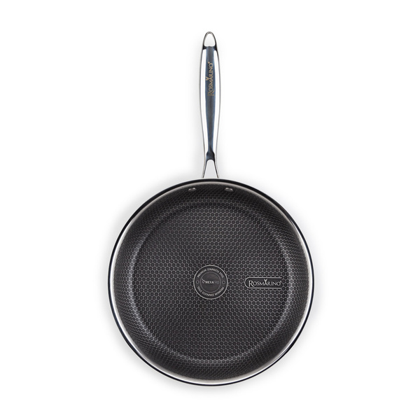 Non stick frypan Rosmarino HexaPro silver 28x4 cm 