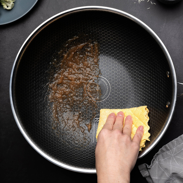 Non stick frypan Rosmarino HexaPro silver 28x4 cm 