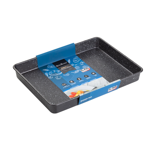 Αντικολλητικό ταψί Rosmarino BakerPro 38x28x5 εκ. γκρι 