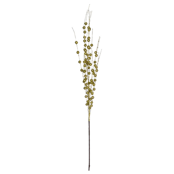 Φτέρη με μπίλιες 73 εκ. Χρυσή 