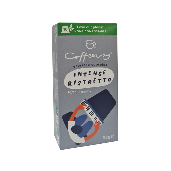 Espresso Coffeeway Ristretto 10 biodegradable capsules 