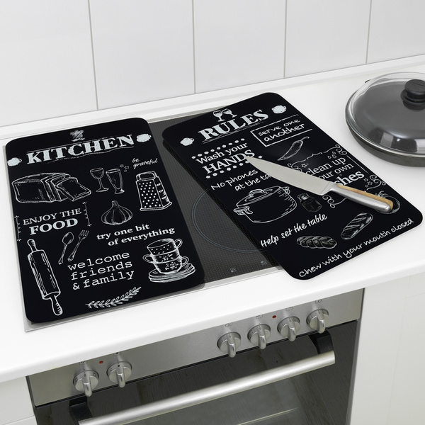 Universal glass covers Kitchen Rules 2 pcs glass 30x52 cm 2521536500 