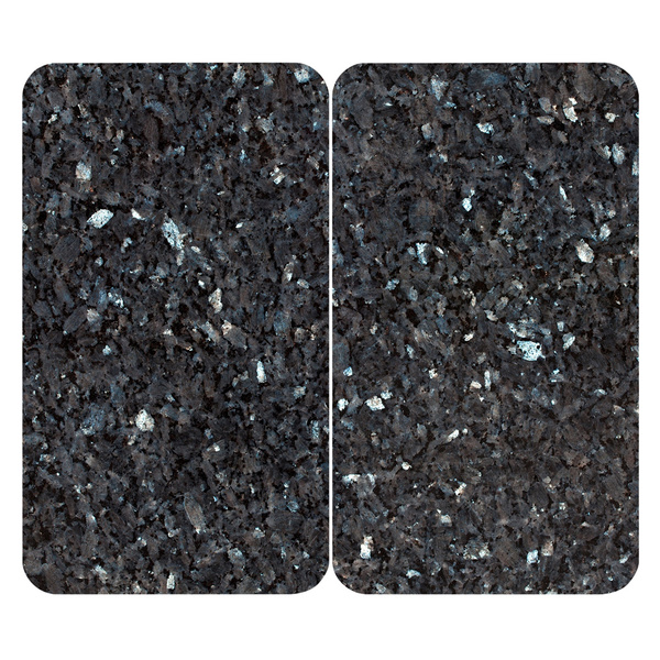 Γυάλινα καλύμματα εστίας Blue Marble 2 τεμ. γυαλί 30x52 εκ. 2521521500 