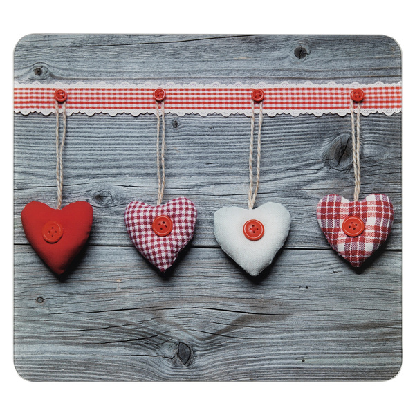 Universal glass worktop 3-in-1 Hearts 56x50 cm 2712943500 