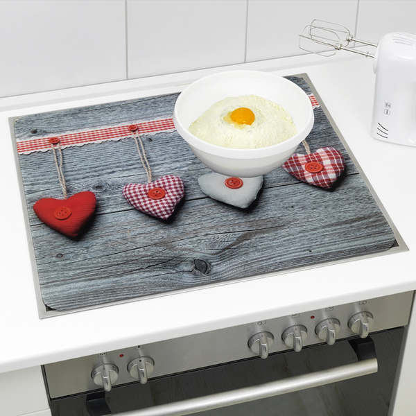 Universal glass worktop 3-in-1 Hearts 56x50 cm 2712943500 