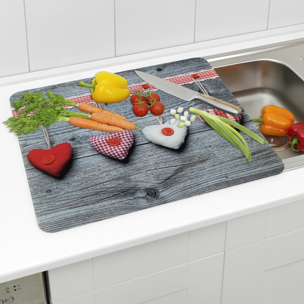 Universal glass worktop 3-in-1 Hearts 56x50 cm 2712943500 