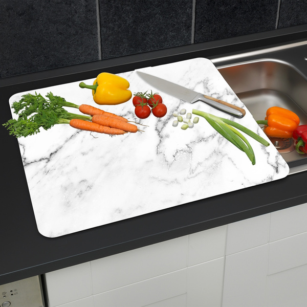 Γυάλινη επιφάνεια εργασίας 3 σε 1 Marble 56x50 εκ. 2712929500 