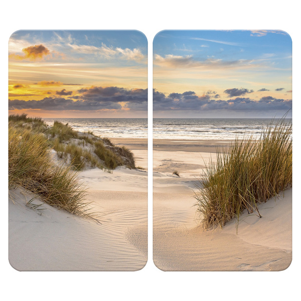 Γυάλινα καλύμματα εστίας Dune 2 τεμ. γυαλί 30x52 εκ. 2521531500 