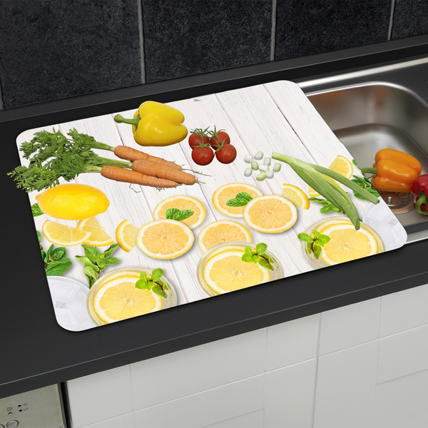 Universal glass worktop 3-in-1 Lemons 56x50 cm 2712953500 